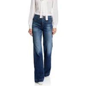 VERONICA BEARD Pamela High Waisted Wide Leg Jeans